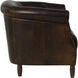 Marjorie Chocolate Leather Lounge Chair